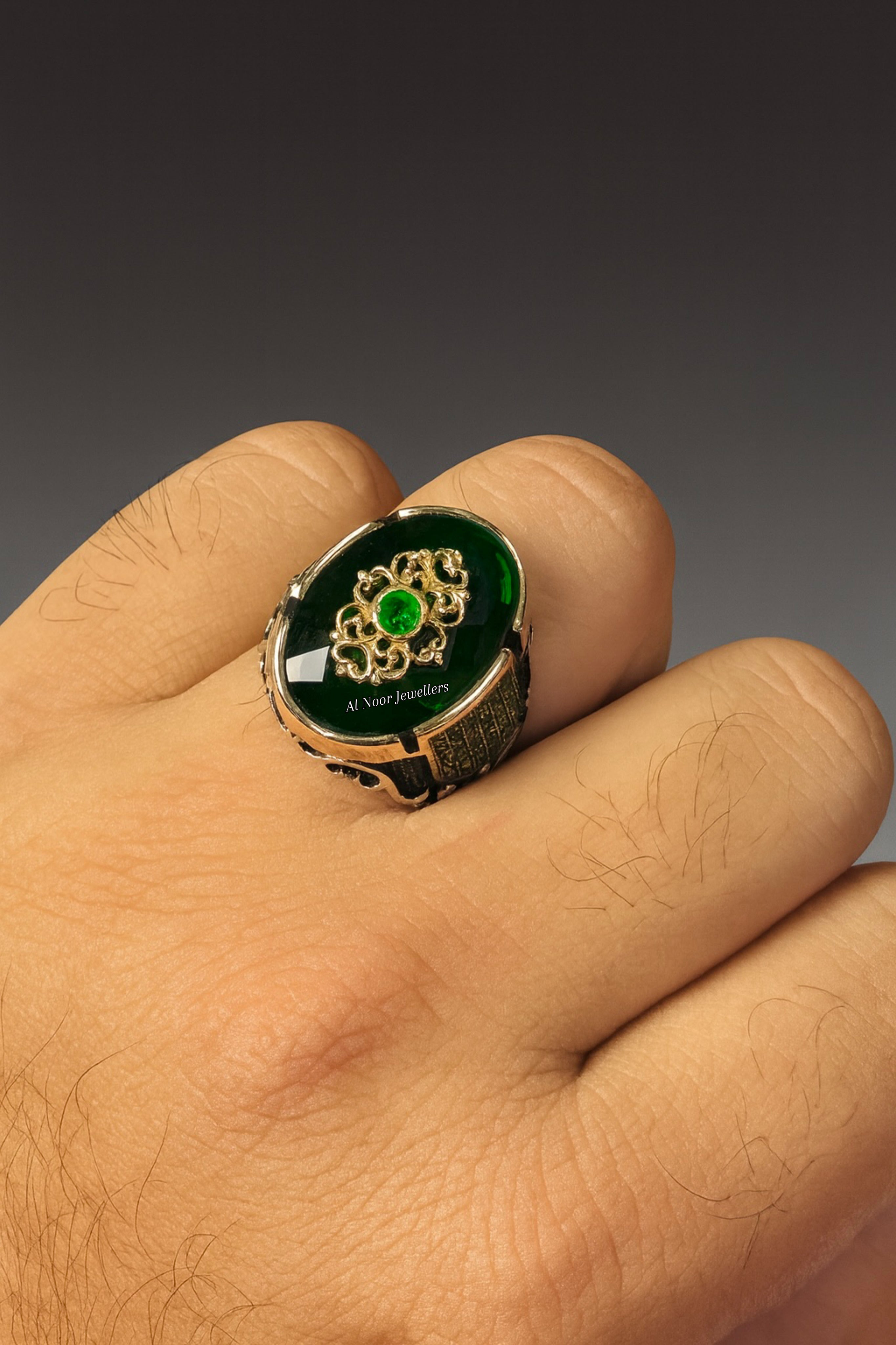 Handcrafted Royal Arabic Ring
